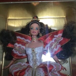 Mattel Doll with Red and White Dress